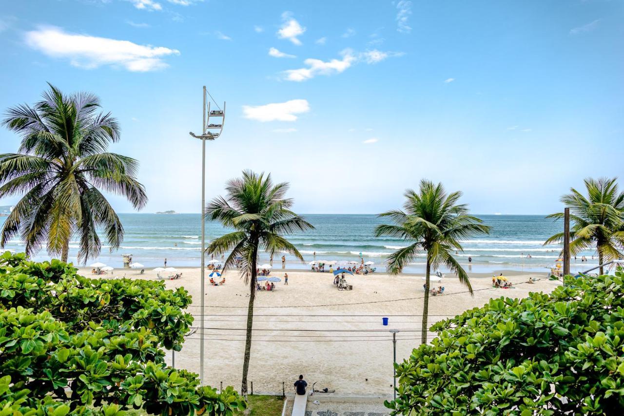 Frente Ao Mar Na Praia Das Asturias - Apto Completo Guarujá Extérieur photo